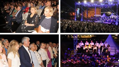 افتتاح مهرجانات صيدا الدولية 2025 بليلة لبنانية ساحرة أحيتها أوركسترا 