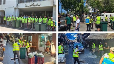 مبادرة تنظيف الأسواق التجارية في مدينة صيدا.. مصطفى الإبريق: مستمرون في جهودنا بالتعاون مع الجميع لإبقاء الاسواق نظيفة
