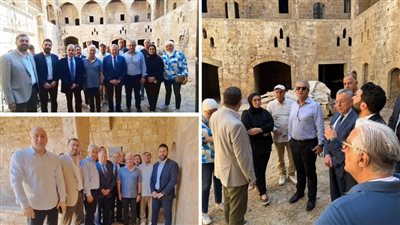 سفير إيطاليا تفقد خان القشلة في صيدا بمشاركة الرئيس السنيورة والنائب البزري وم. حجازي وممثلين عن الوكالة الإيطالية للتعاون الدولي ومجلس الإنماء والإعمار