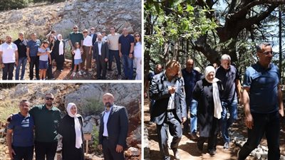 غرس شجرة أرز بإسم المرحوم الحاج مصطفى الحريري 