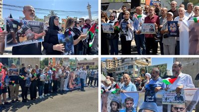 إعلاميو صيدا في وقفة تضامنية استنكارًا لجرائم الاحتلال بحق الصحافيين