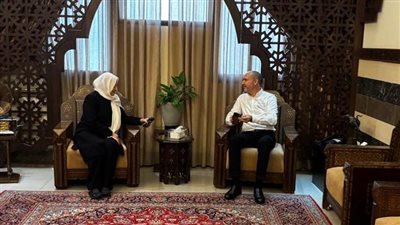 بهية الحريري التقت محافظ الجنوب منصور ضو