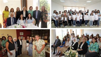 عقيلة رئيس الحكومة السفيرة سحر بعاصيري سلام زارت 'أهلنا' وتفقدت  مركز الدعم النفسي والمعمل الإنتاجي