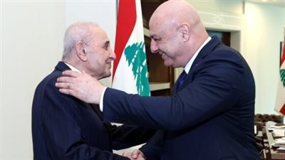 بري مغادراً قصر بعبدا: 