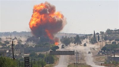 غارات إسرائيلية استهدفت كلية الدفاع الجوي في محيط مدينة حمص