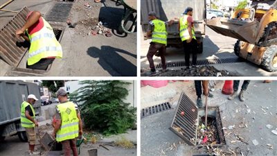شركة معطي غروب تدخل منطقة تعمير عين الحلوة للبدء بأعمال تنظيف المجاري ومصافي المياه قبل حلول الشتاء
