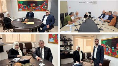 بهية الحريري تلتقي النائب رستم والقنصل رحال ونديم حداد و'لجنة تجار حسبة صيدا'