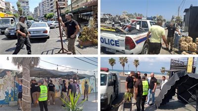 بلدية صيدا: شرطة البلدية تواصل إزالة  المخالفات والتعديات على الأملاك العامة