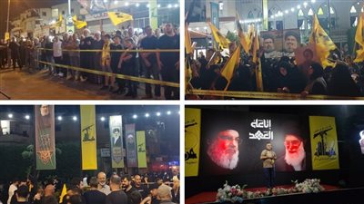 حزب الله نظم نشاط ليلة مع السيد أحياء لذكراه في حارة صيدا
