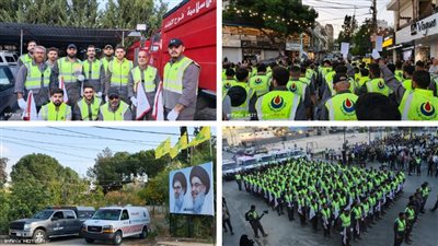 نشاط الدفاع المدني في الهيئة الصحية الإسلامية في قطاع صيدا خلال أيلول 2025