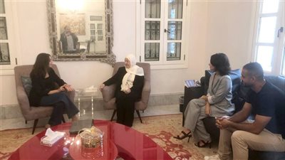 بهية الحريري استقبلت الصحافية الفلسطينية بلستيا العقاد