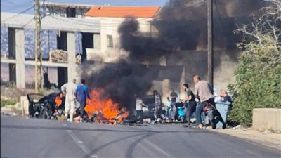 مسيّرة إسرائيلية تستهدف طريق قلاويه – خربة سلم (صورة)