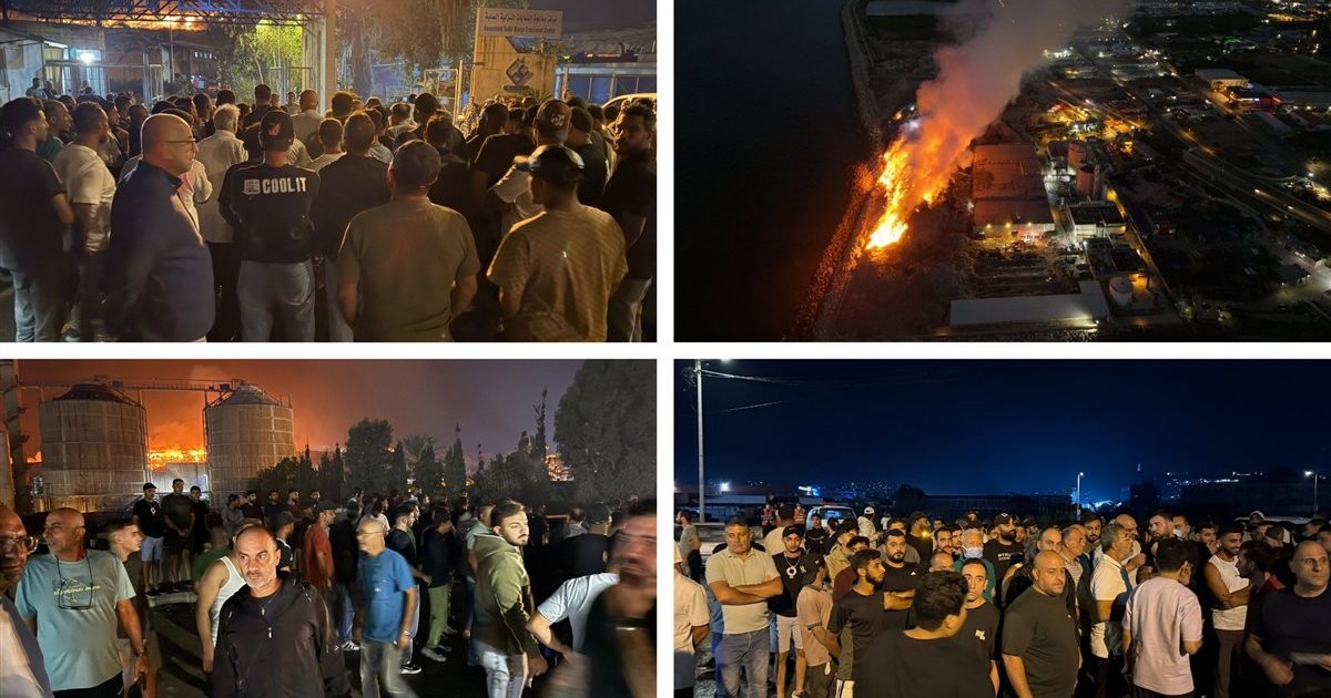 صيدا: حريق في جبل النفايات يُشعل الغضب ويدعو أهالي المدينة للوقوف أمام معمل المعالجة
